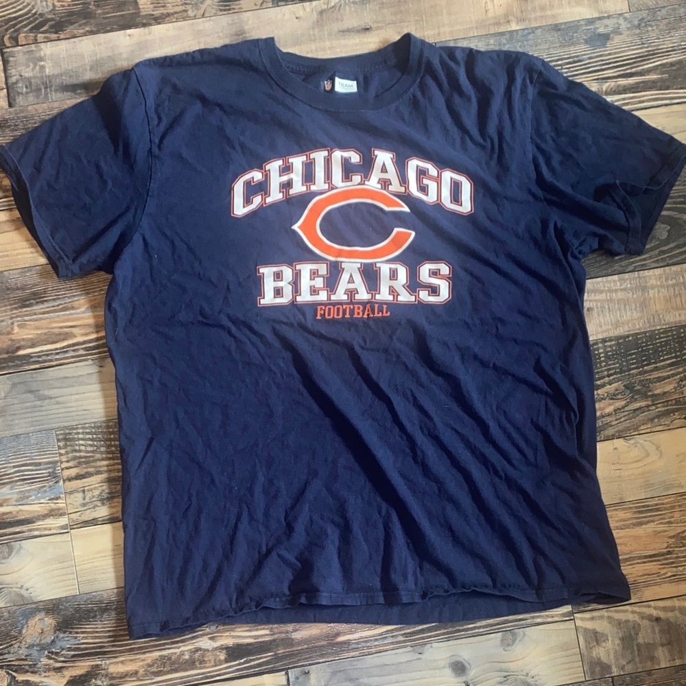 Chicago Bears NFL Navy Football Tee